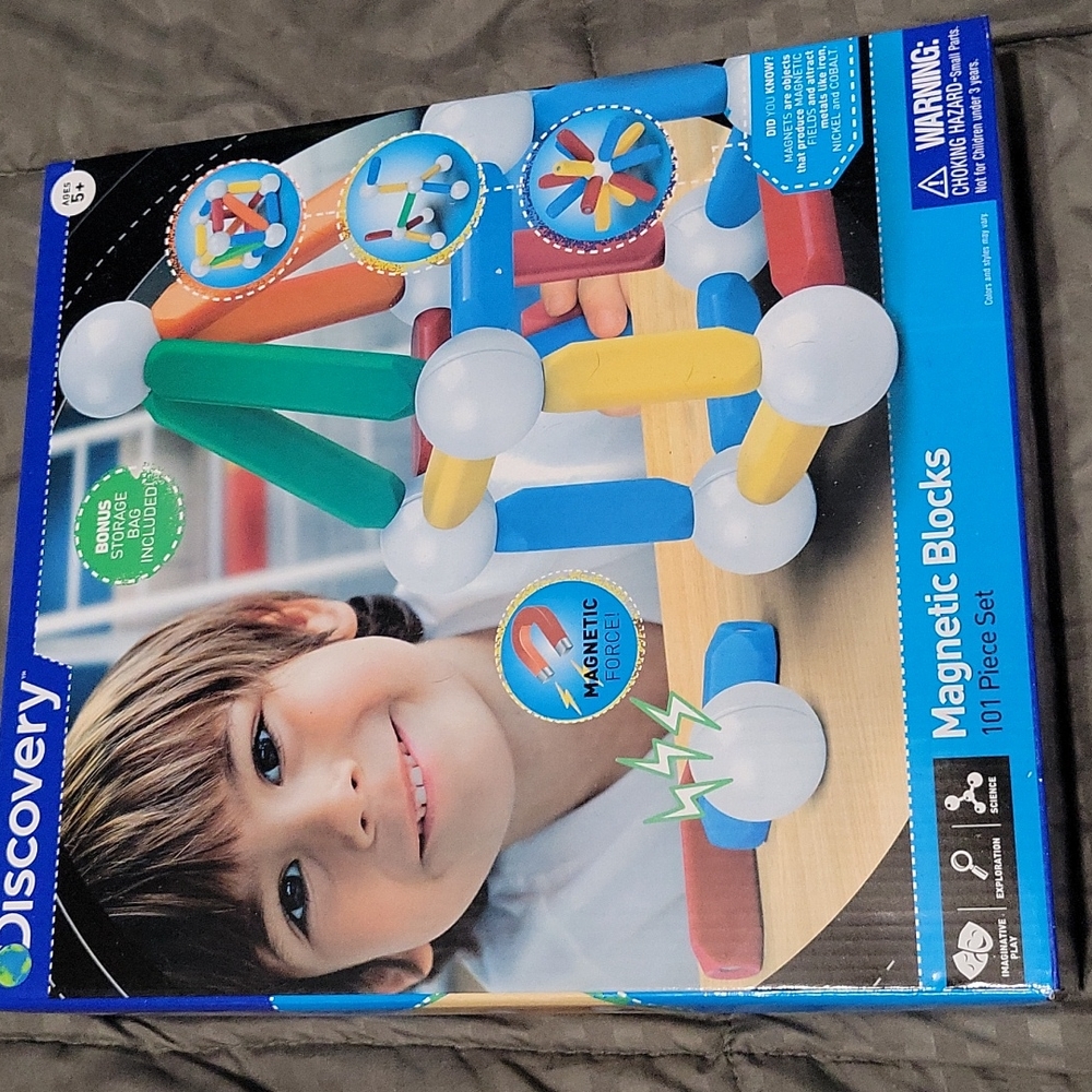 Discovery magnetic blocks